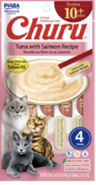 INABA Churu Senior Tuna Salmon 4 pk